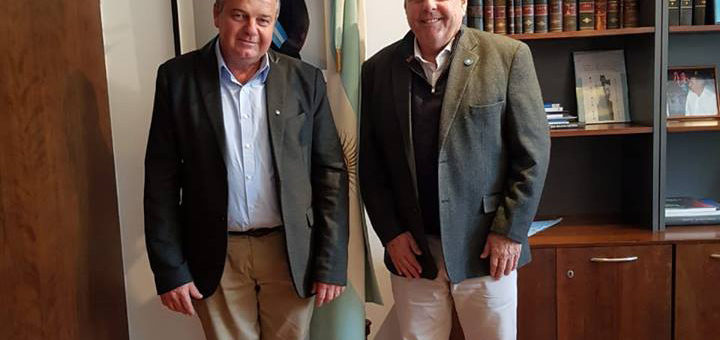 VISITA DEL SENADOR DE ANGELI