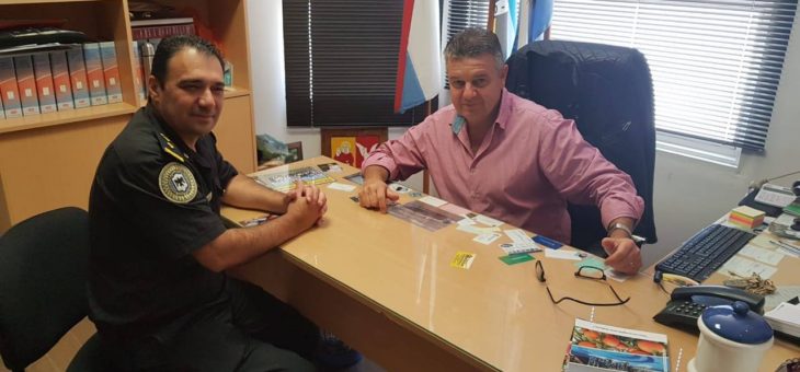 REUNIÓN JEFE DELEGACIÓN CHAJARÍ DE LA POLICÍA FEDERAL