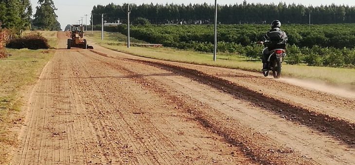 TRABAJOS EN 100 KILÓMETROS DE CAMINOS
