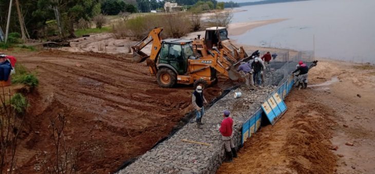 OBRA DE DEFENSA EN LA CURVA DE CAMPING DREWANZ