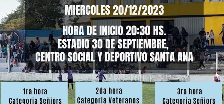 SEGUNDA FECHA TORNEO DE FÚTBO