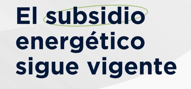 SUBSIDIO ENERGÉTICO