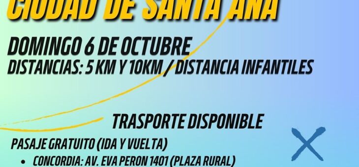 TRANSPORTE PARA LA 9° MARATÓN