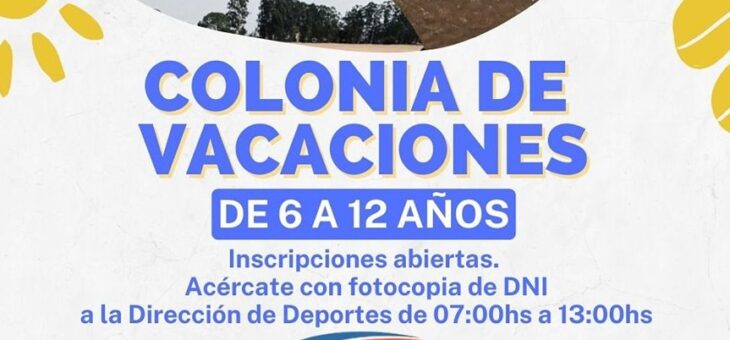 ARRANCA LA COLONIA DE VACACIONES