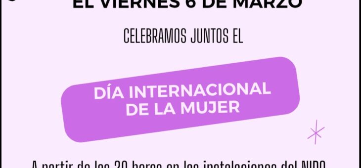 CELEBRACIÓN DÍA INTERNACIONAL DE LA MUJER