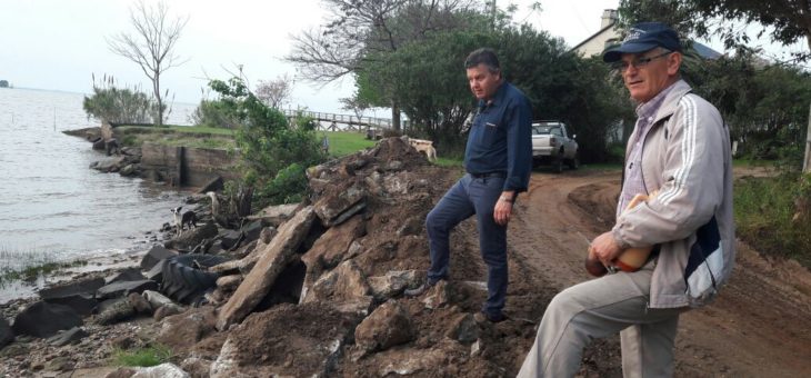 Recuperación curva de acceso al Camping Drewanz