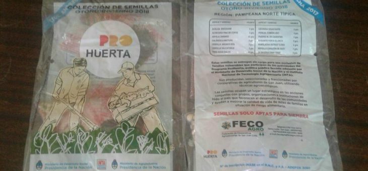 LLEGARON LAS SEMILLAS
