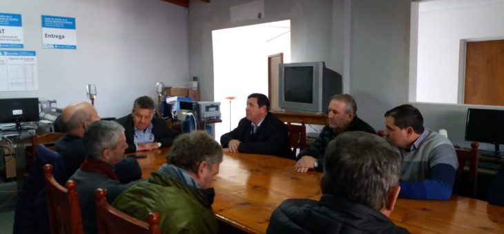 EL INTENDENTE RECIBIÓ A LA POLICÍA FEDERAL